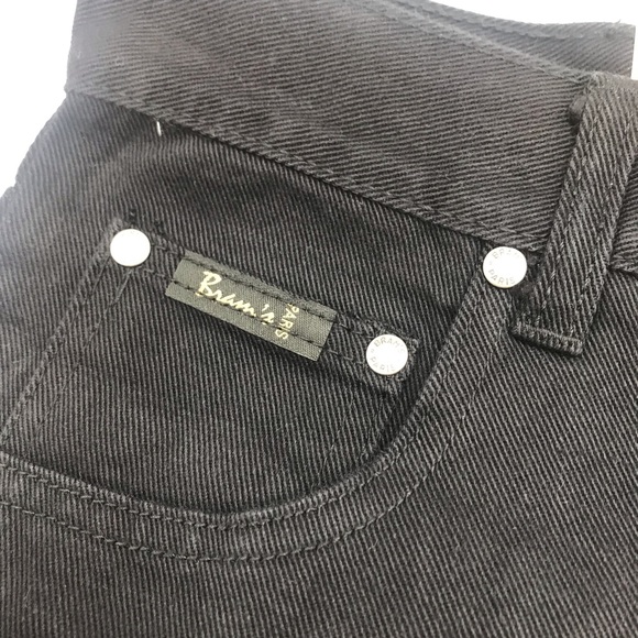 BRAM’S PARIS| Mom Jean in Blk (Workwear jean) NWT - Picture 4 of 13